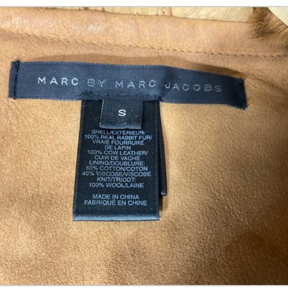 Marc By Marc Jacobs Animal Print Rabbit Jacket sz S - Picture 4 of 4
